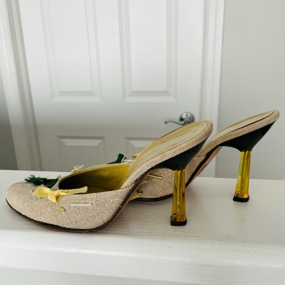 PRADA High heel slides in 35 1/5 - Picture 2 of 9